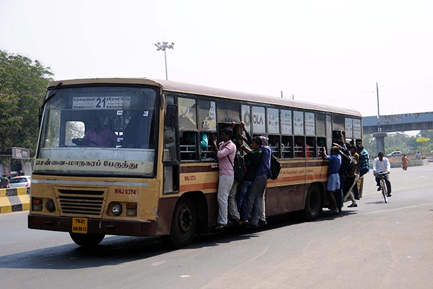 Day One: 12 MTC buses stoned in city