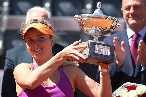 Svitolina surges to No 1 with Italian Open title