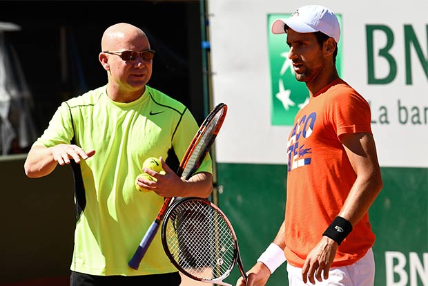 Djokovic makes winning start on Agassi’s watch
