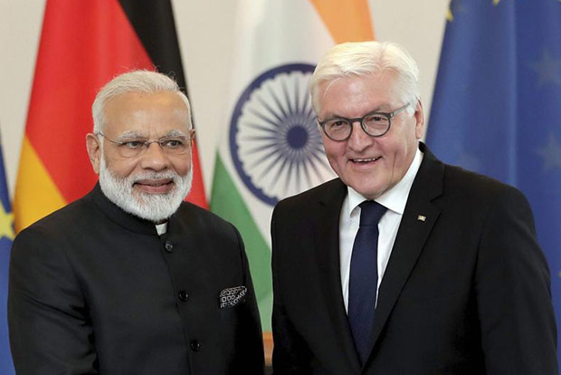 PM Modi meets German President Steinmeier, wraps up first leg of 4-nation tour