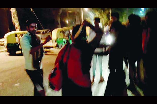 Women thrash alleged molester in viral clip