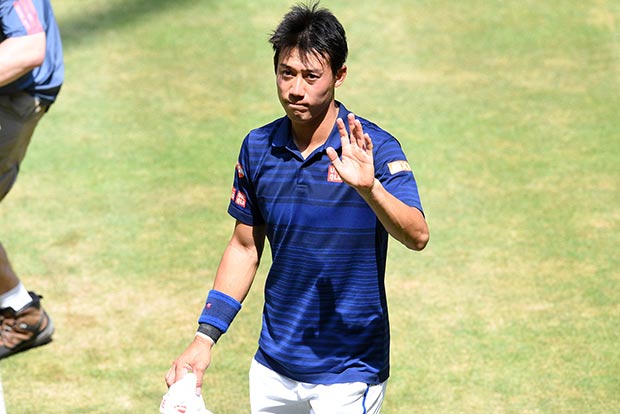 Nishikori retires injured at Halle