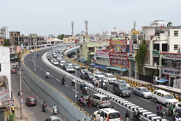 Porur flyover opened; named after MGR Porur flyover opened; named after MGR