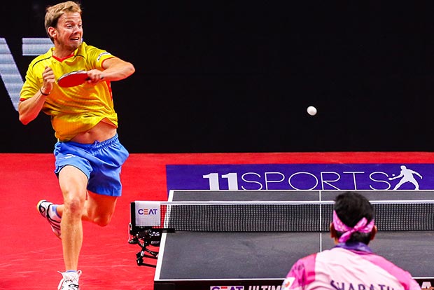 Ultimate Table Tennis: Falcons outplay Mavericks