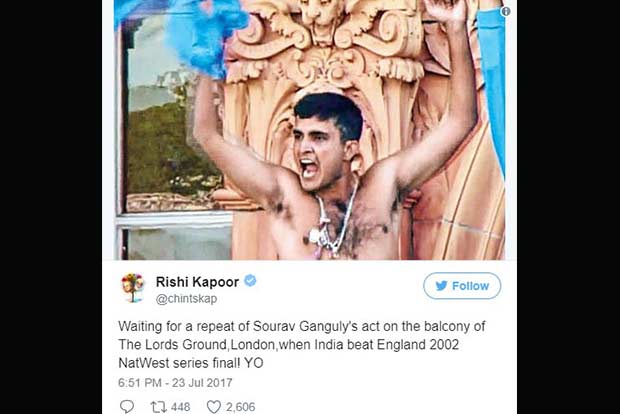 Rishi Kapoor gets trolled for his sexist tweet Rishi Kapoor gets trolled for his sexist tweet