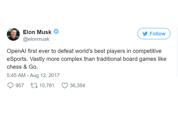 Elon Musk-backed startup uses AI to beat Pro Gamer