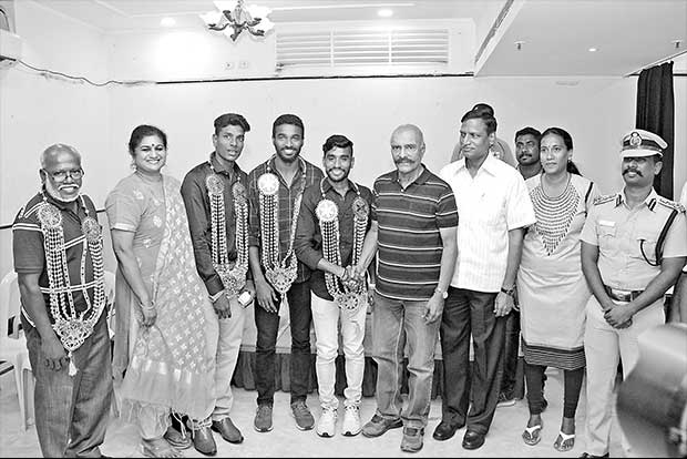 Asian Track and Field Athletes felicitated