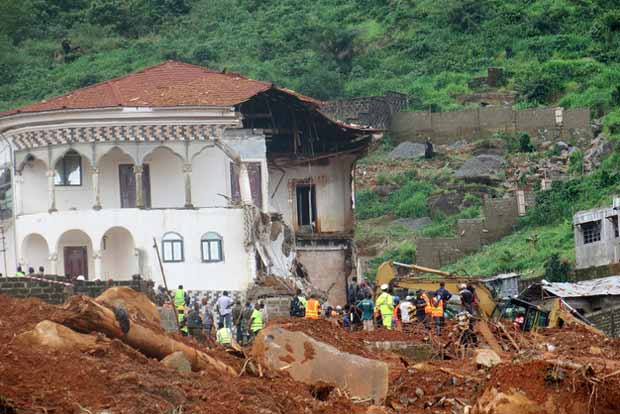 At least 500 dead, 810 missing in Sierra Leone disaster
