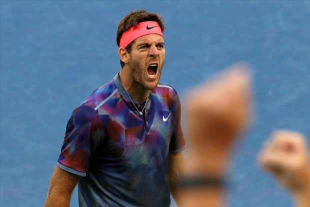 Del Potro comes back from the brink, meets Federer next