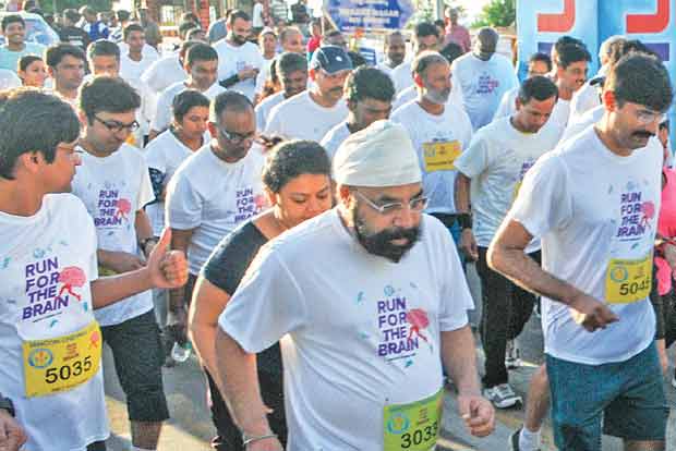 Marathon to promote fitness held in Chennai