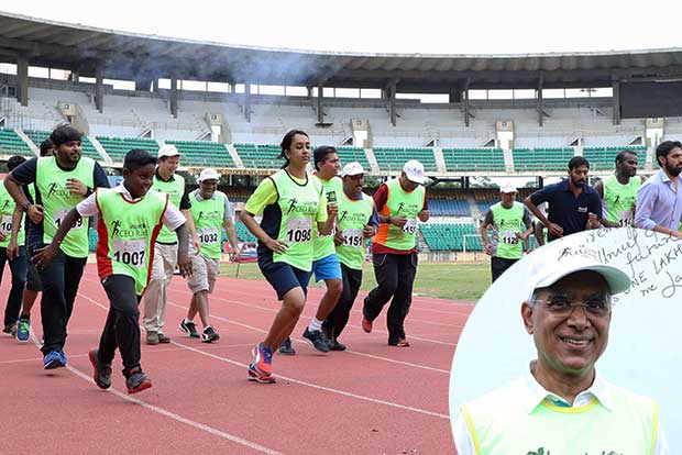 CEOs run to keep kids in good stead