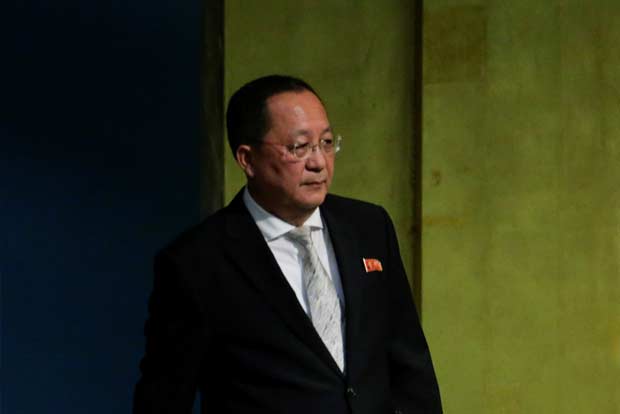 North Korea Foreign Minister Ri Yong-ho says Trump has declared war on his country
