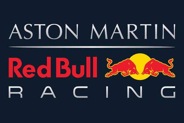 The names Red Bull, Aston Martin Red Bull from 2018
