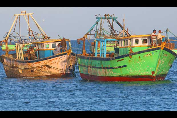 First batch of fishermen returns with six seized boats