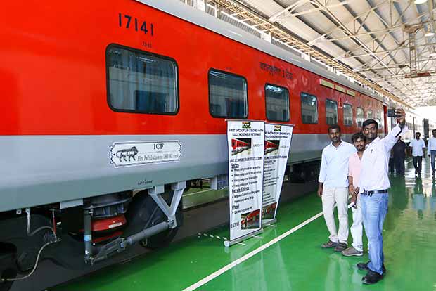 ICF rolls out first indigenous non-AC coach