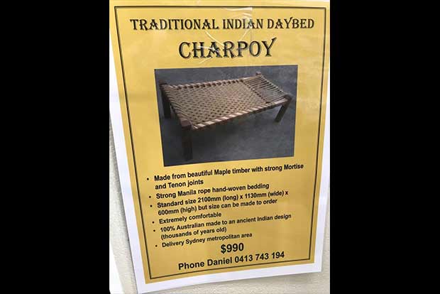 $990 Australian charpoy gets Twitter in a frenzy