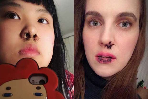 Nose-hair extensions turn a beauty trend! Nose-hair extensions turn a beauty trend!