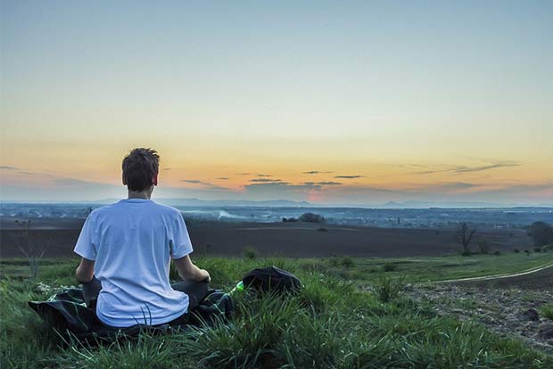 Meditate to overcome stress, depression