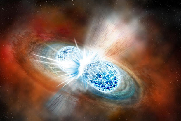 Scientists witness huge cosmic crash, find origins of gold Scientists witness huge cosmic crash, find origins of gold