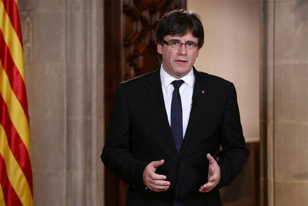 Catalan leader declines to call elections to ease standoff with Madrid