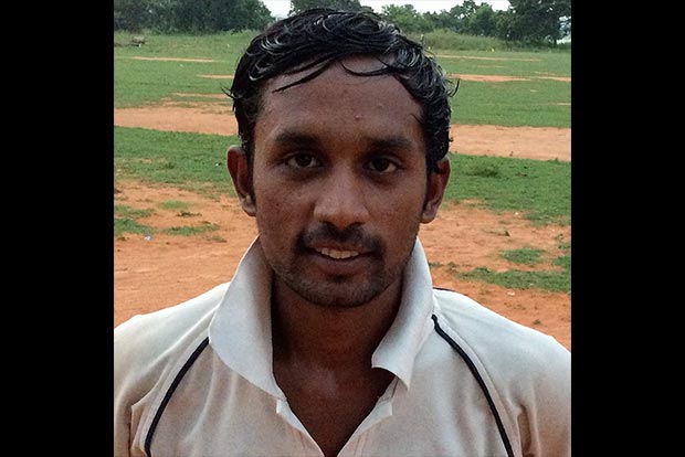 Santhosh sizzles with ball