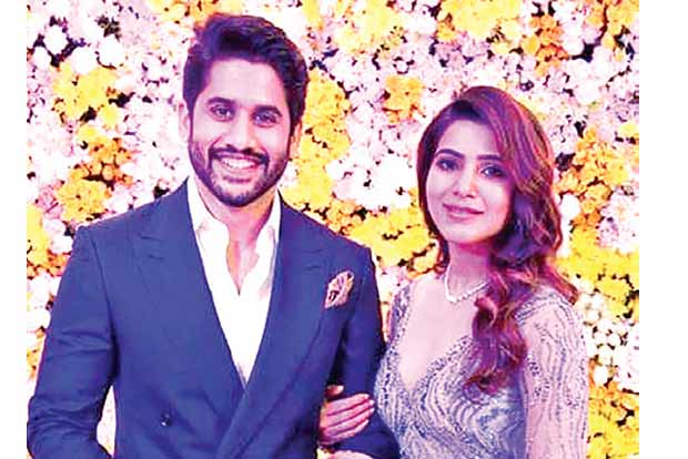 ChaySam dazzle yet again in their Hyderabad reception ChaySam dazzle yet again in their Hyderabad reception