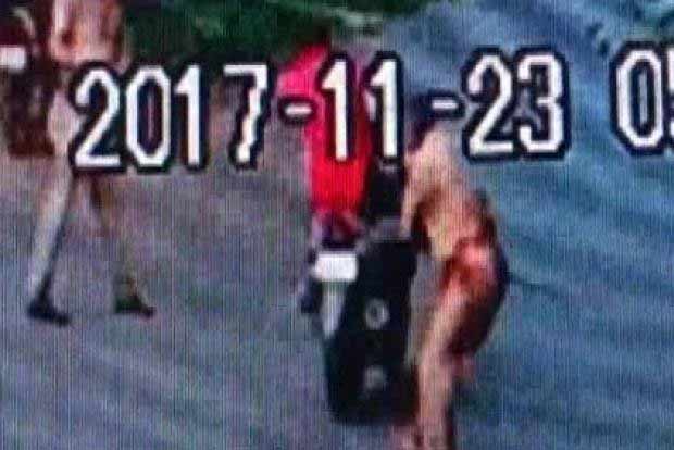 Cop who hit speeding biker with a lathi suspended