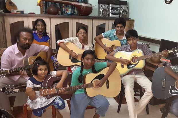 Strumming it the sinistral way