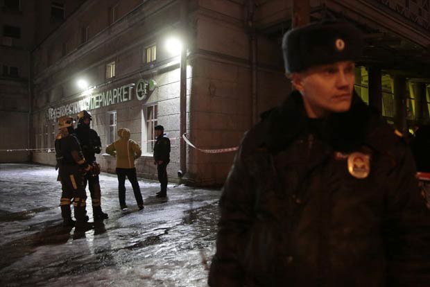 Russia says it has detained a suspect in St. Petersburg supermarket blast