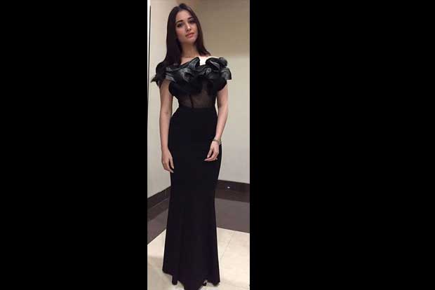 Tamannaah slays in black metallic gown