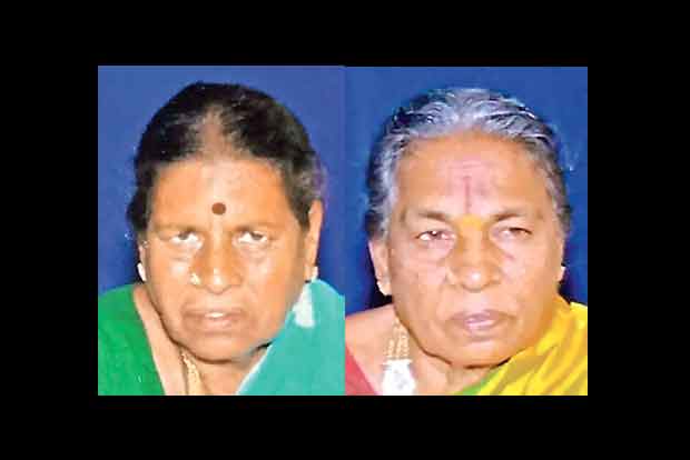 Elderly sisters found dead,2 held in city