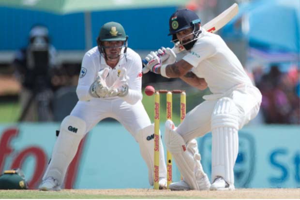 Ngidi takes first test wicket but Virat Kohli holds firm for India