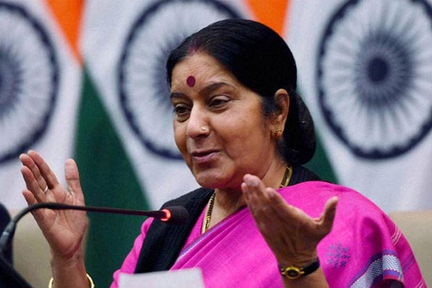 Terrorism more dangerous when actively backed by states: Swaraj