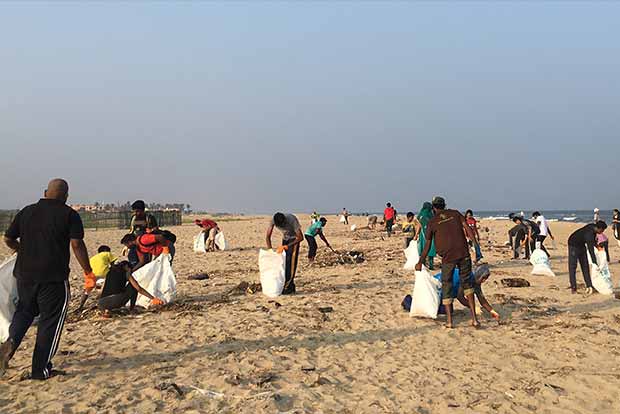 Garbage makes nesting difficult for Olive Ridley turtles Garbage makes nesting difficult for Olive Ridley turtles